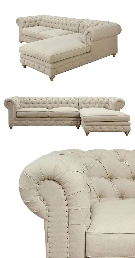 مدل مبل کپیتونه یا دکمه دوزی مبل کلاسیک